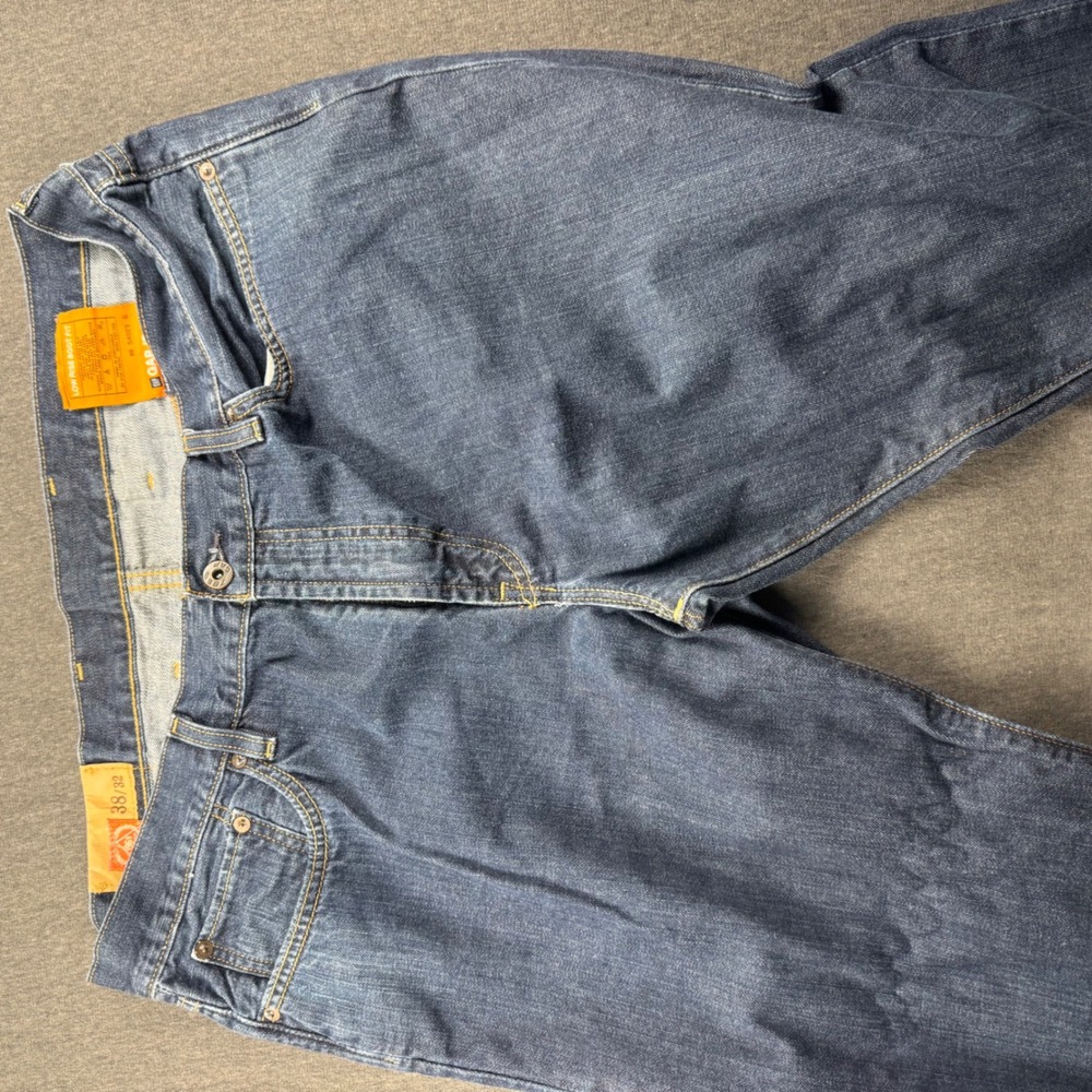 Gap 1969‎ Low Rise Boot Fit Jeans Mens 38x32 Blue Denim Medium Wash Bootcut